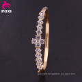 Fashion Bracelet Trendy Gold Plated Crystal CZ Bangle